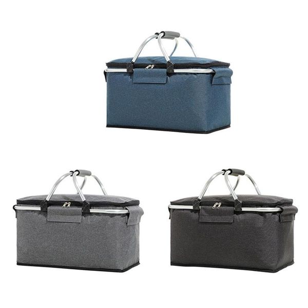 

outdoor bags folding incubator, picnic bag, meal delivery, portable small ice pack, cold thickening, food storage