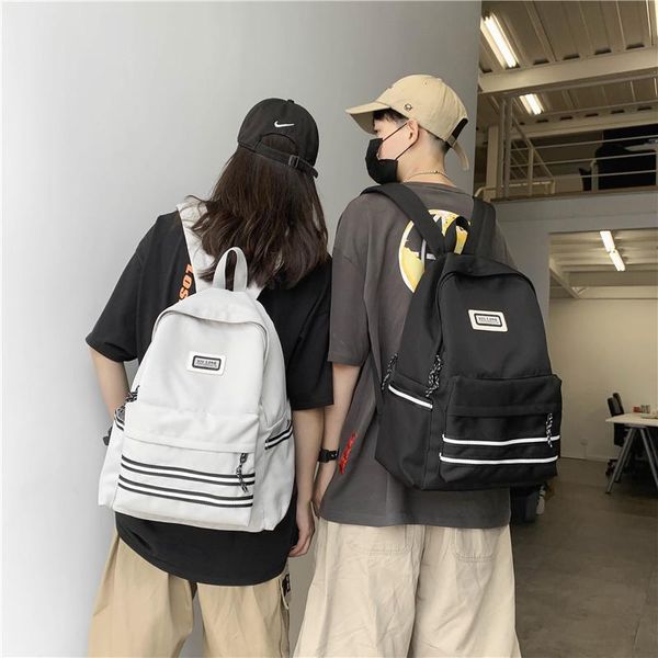

backpack weysfor vogue large capacity college school bag harajuku waterproof nylon multi pocket travel backpacks for teenage