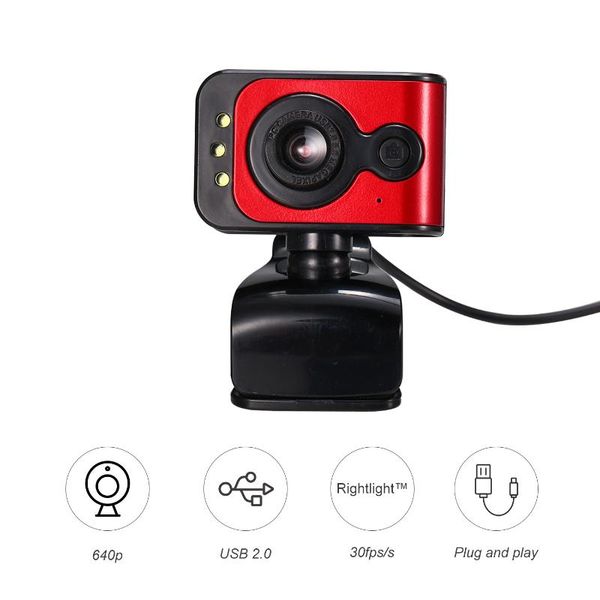 

webcams usb webcam 640p hd focus web cam camera for pc lapcomputer clip-on office home outdoor on