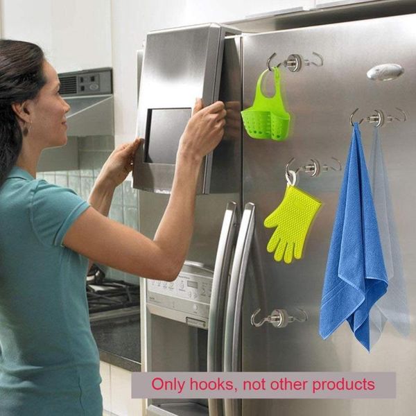 

hooks & rails 3pcs strong magnetic heavy for home workplace kitchen hanger storage organization d10mm hold up to 8kg