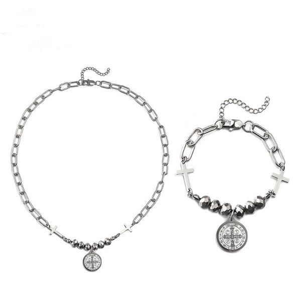 

chains fashion simple and versatile splicing titanium steel necklace stainless jewelry hip hop, Silver