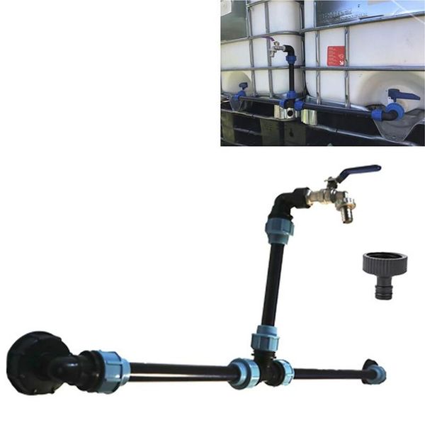 

watering equipments ibc tank connection set garden water hose connector fittings pipe elbow quick increased to extend of hard