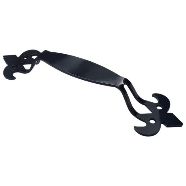 

handles & pulls barn door double-sided handle household stainless steel round cast iron fence garage hardware accessories