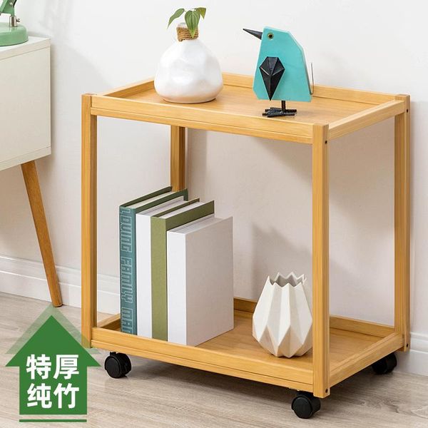 

hooks & rails 1 pcs kitchen accessories trolley storage shelf movable floor snack bathroom bedroom multi-storey rack