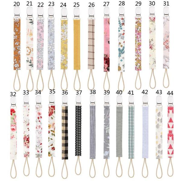 

pacifiers# dummy clips pacifier clip chain cotton linen baby teething holder