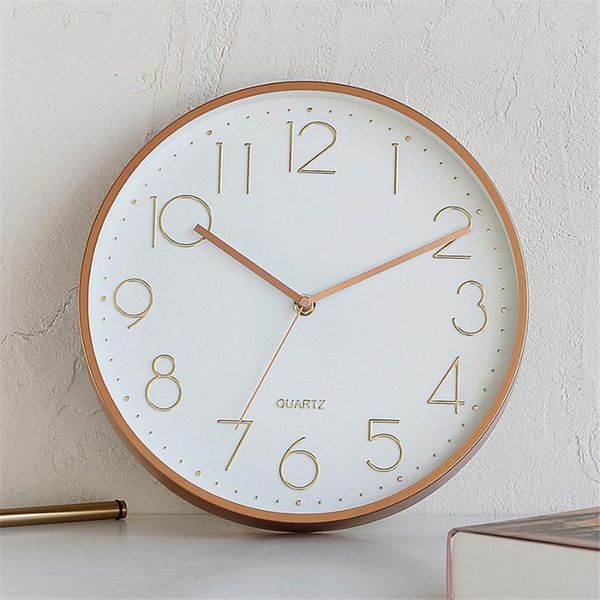 

wall clocks mute creative 3d stereo digital personality living room study bedroom home clock 11 inch quartz