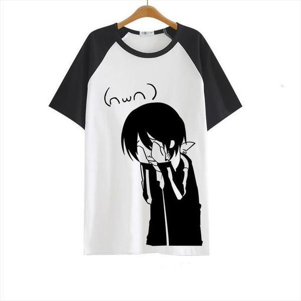 

high q male female men t shirt noragami print nora tees yato iki hiyori yukine lover breathable, White;black