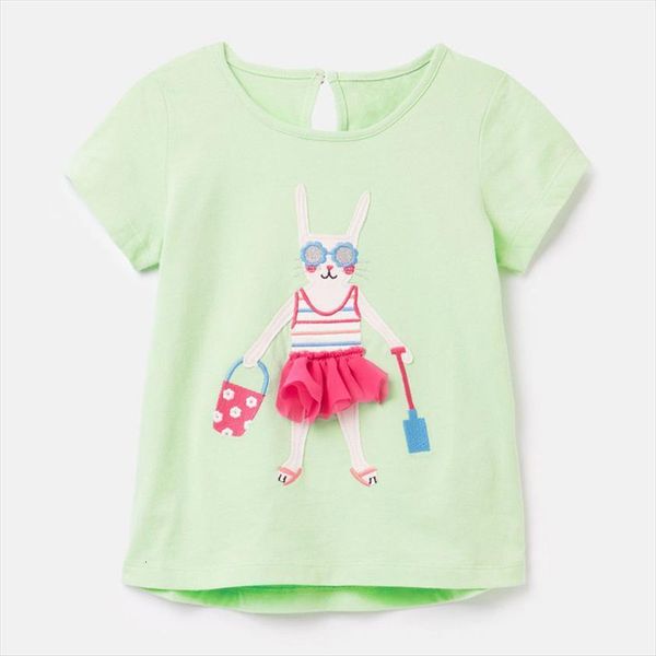 

childrens clothing summer short sleeved t shirt knitted cotton girls 1004, Blue