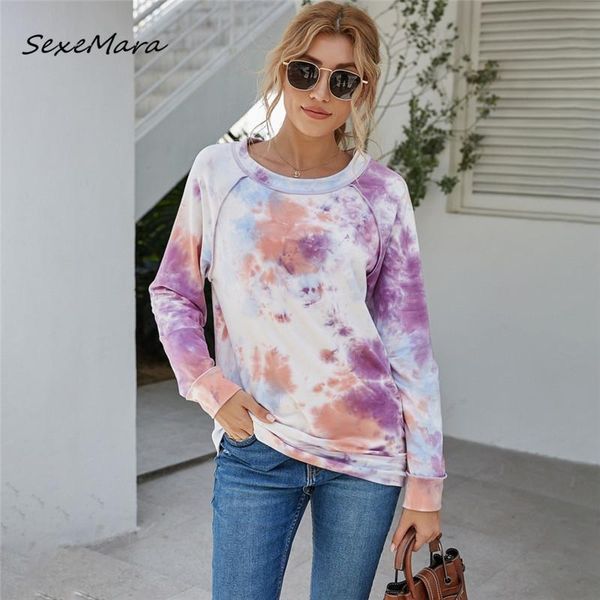 

women's hoodies & sweatshirts 2021 plus size women casual fashion print loose o-neck long sleeves pullovers, Black