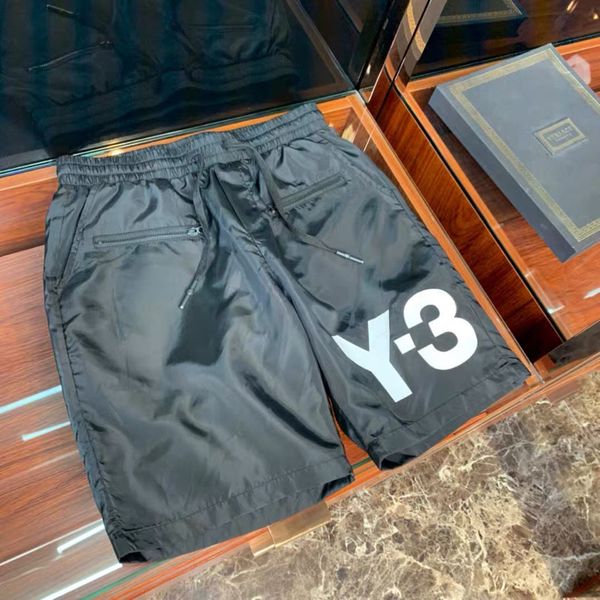 

men's shorts y-3 y3 thin straight casual sport beach pants, White;black