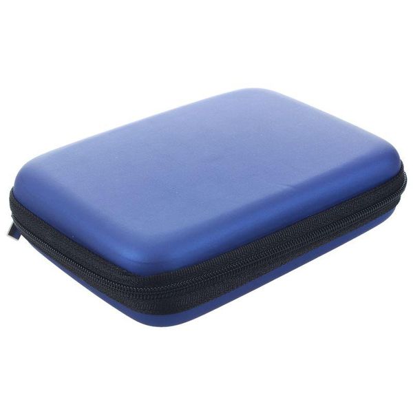 

storage bags portable hard disk drive shockproof zipper cover bag case 2.5" hdd hardcase black,blue