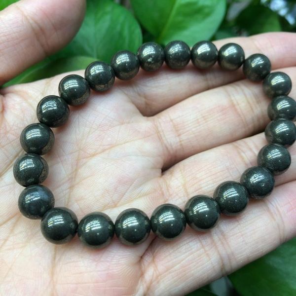 

charm bracelets pyrite bracelet crystal heal stone, Golden;silver