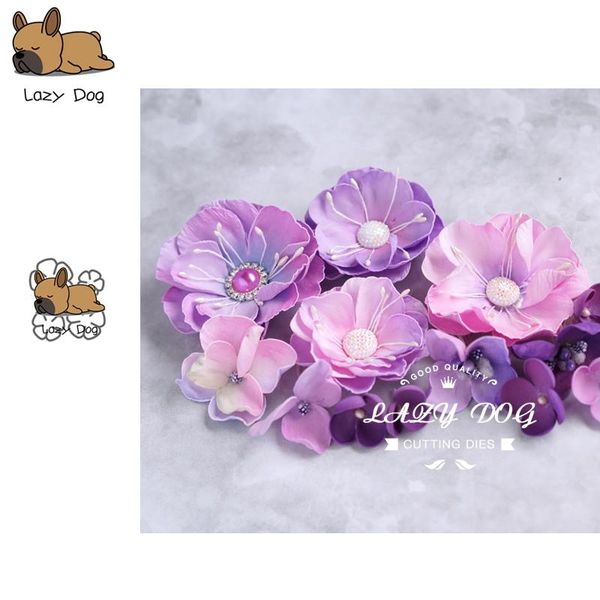 

painting supplies 4pcs flower series metal cutting dies scrapbooking stencil decorative craft embossing die cuts card making for 2021