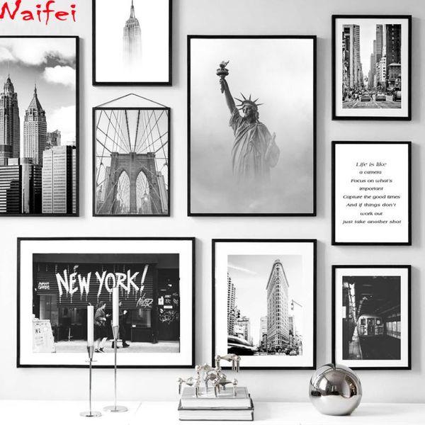 

diamond painting york statue of liberty black white art diy 5d full square cross stitch embroidery wall