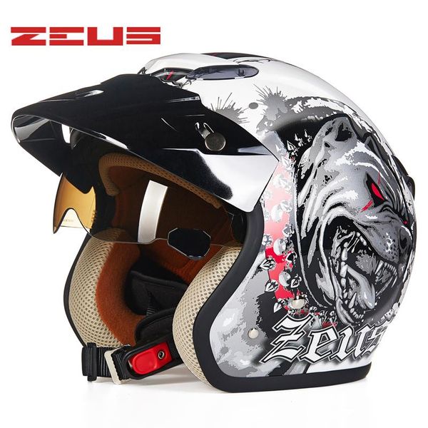 

motorcycle helmets retro cruiser helmet chopper 3/4 open face vintage 381z moto casque casco motocicleta capacete pilot