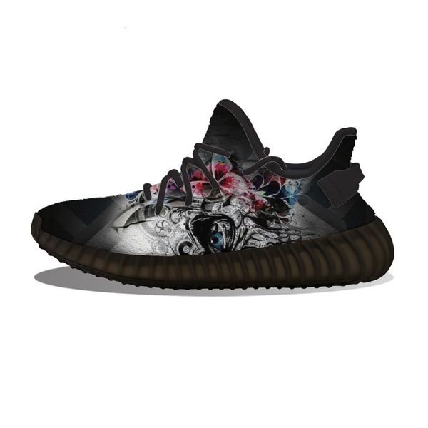 

diy custom beautiful lion skull running shoes mesh printed mens womens trainers outdoor sports sneakers