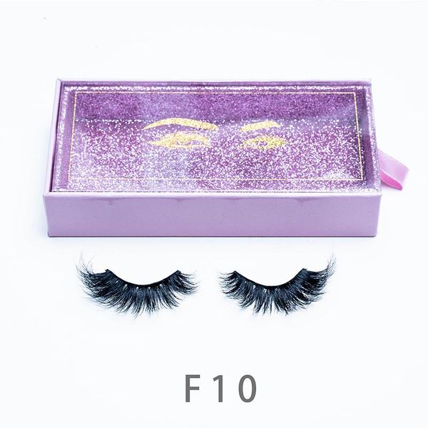 

mink eyelashes 100% cruelty handmade 3d lashes full strip soft false makeup f10