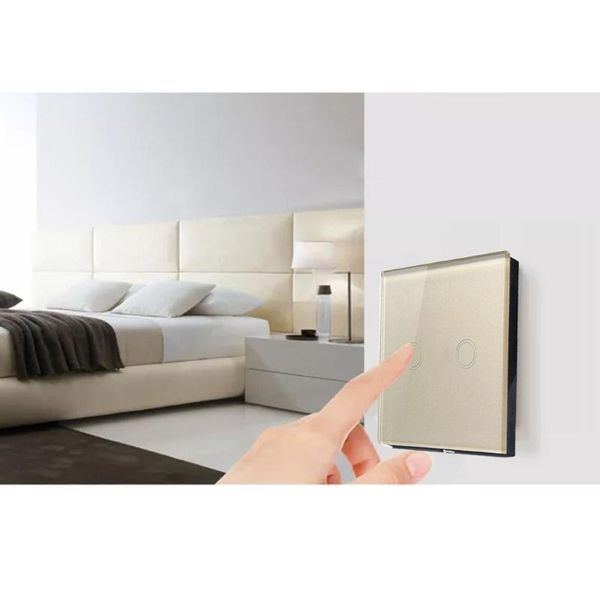 

smart home control 86 type radio frequency 433 remote wall touch switch,smart wireless light switch 649e