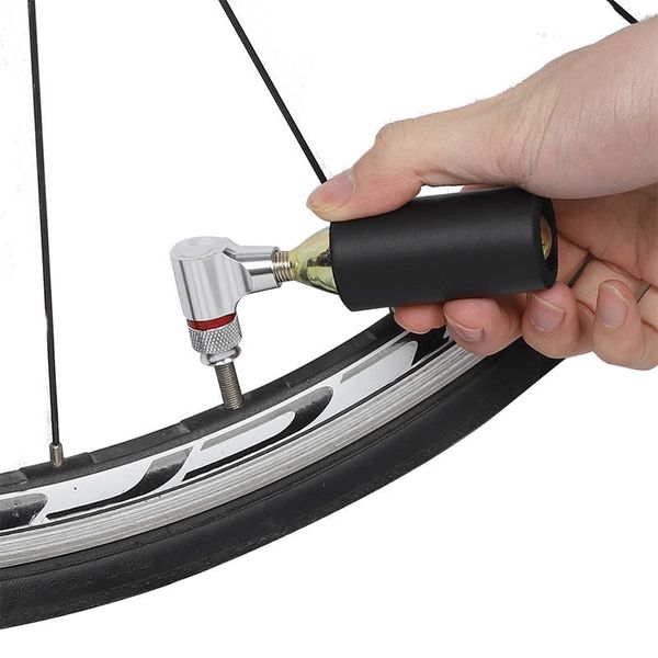 

bike pumps bicycle carbon dioxide co2 mini pump french and american mouth inflatable portable mountain riding equipment