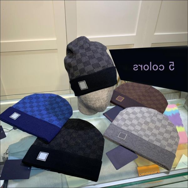 

2021 men women designer beanie cap skull knitted caps ski hats winter casual outdoor fashion hat 21072702w, Blue;gray