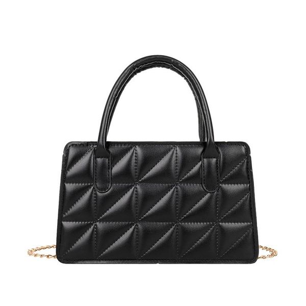 

evening bags women's rhombic grid handbags synthetic leather crossbody ruched for female solid casual satchels bag