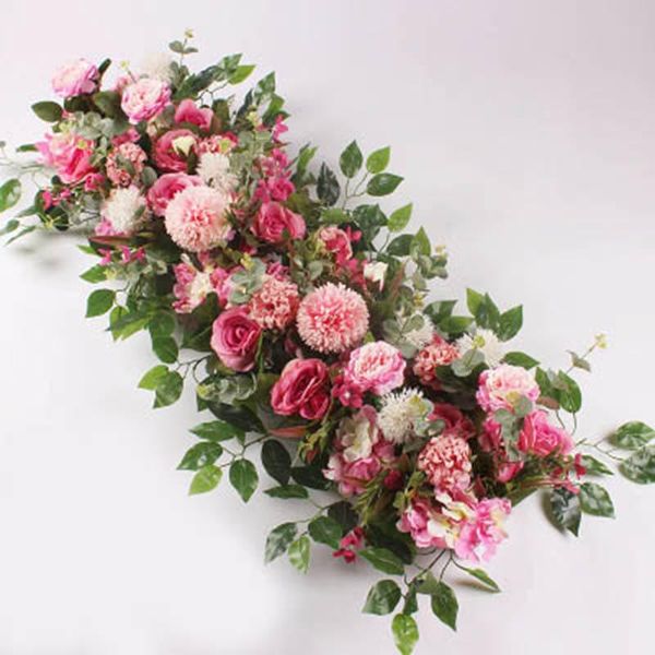 

decorative flowers & wreaths flower wall artificial arrangement diy wedding backdrop decor hydrangea rose bridal exhibition