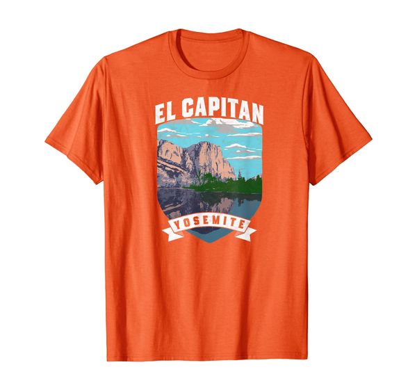 

el capitan retro yosemite national park vintage graphic t-shirt, White;black