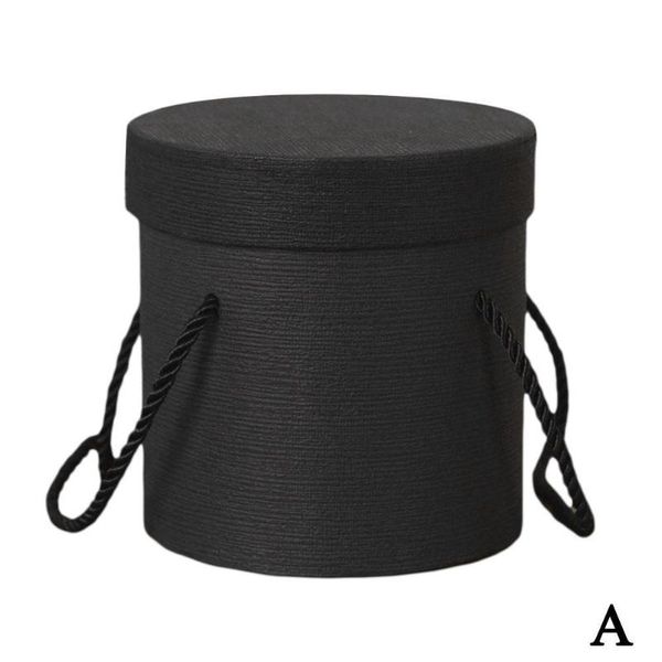 

gift wrap 128*128mm round flower paper boxes hold the bucket party packaging wedding storage box candy supplies bar g j0s7