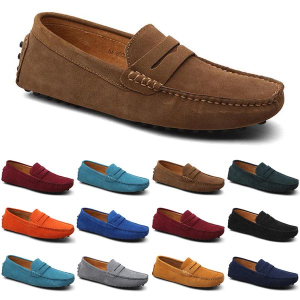 

men green shoes casual black loafers outdoor flat slip on fashion mens trainers sneakers size 40-45 color53651 fashi s141 s