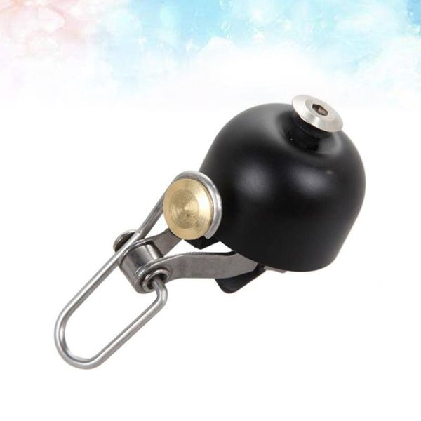 

bike horns 1pc antique bronze bell accessories cycling for (black)