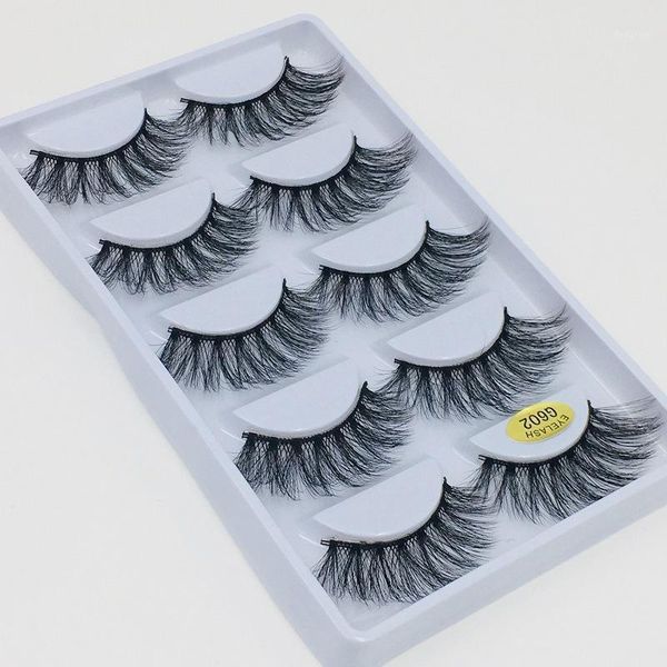 

styles handmade thick false eyelashes black soft fiber eyelash natural long lashs cat eye makeup maquiagem tslm21