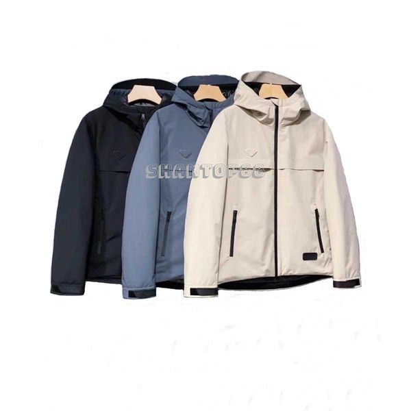 

21fw designer budge prad #39 mens hooded down jacket outdoorjackets 90% white duck m-3xl, Black