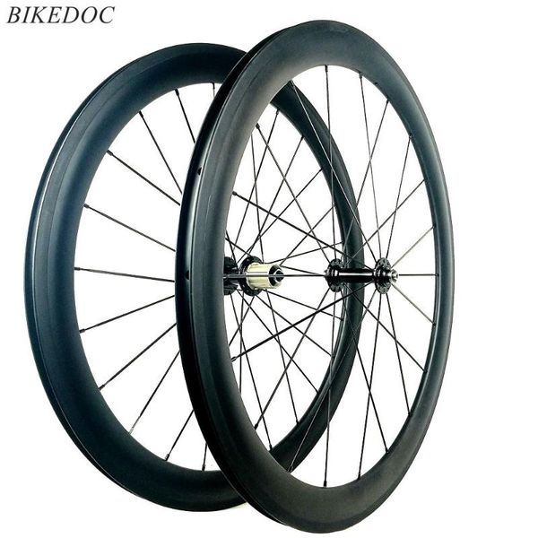

bike wheels bikedoc 700c carbon wheel 50mm powerway r33 hub road