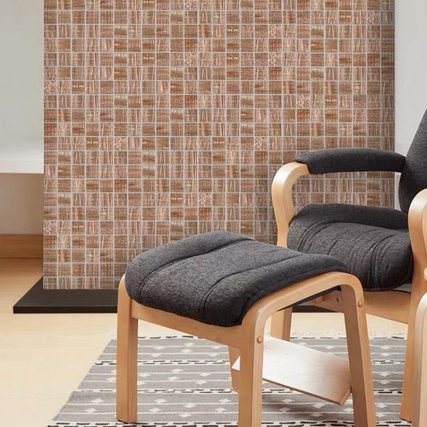 

wallpapers classic style gold line glass mosaic tile