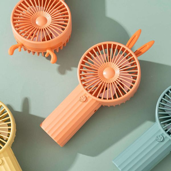 

fans cartoon 3d deskfan summer portable usb storage student cute mini