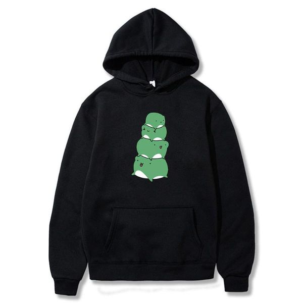 

women's hoodies & sweatshirts netter frosch stapel pullover koreanischen stil street hoody kawaii frauen kleidung casual lustige hoodie, Black