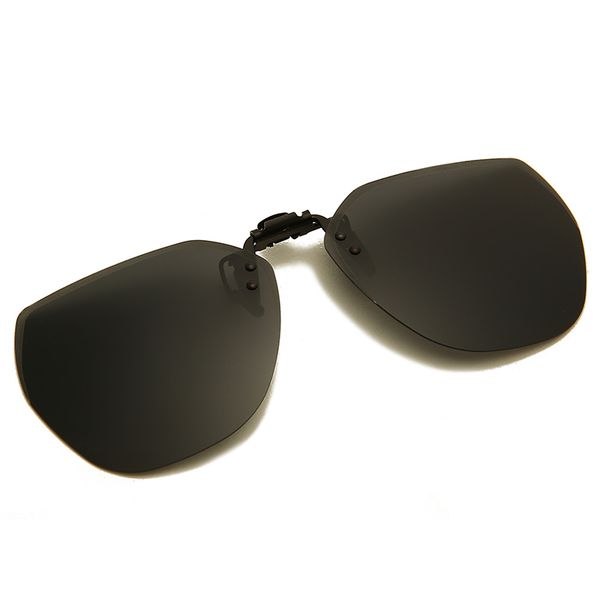 

women men clip on flip up polarized lens for glasses uv protection sunglasses driving night vision lens glasses wholesale, White;black