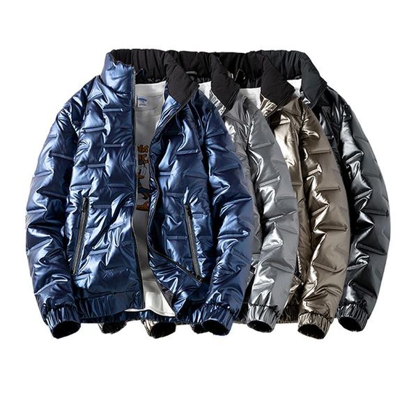 

men's down & parkas 2021 winter warm men jacket brand casual thick loose coat fall outwear windproof 8xl, Black