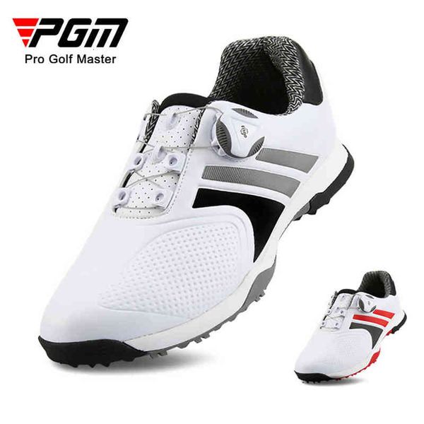 

pgm straight golf men's waterproof sneakers rotating buckle shoes golf