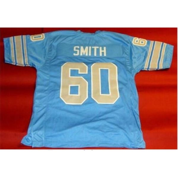 

custom 009 youth women vintage custom #60 1970's smiht blue retro collegefootball jersey size s-5xl or custom any name or number jersey, Black