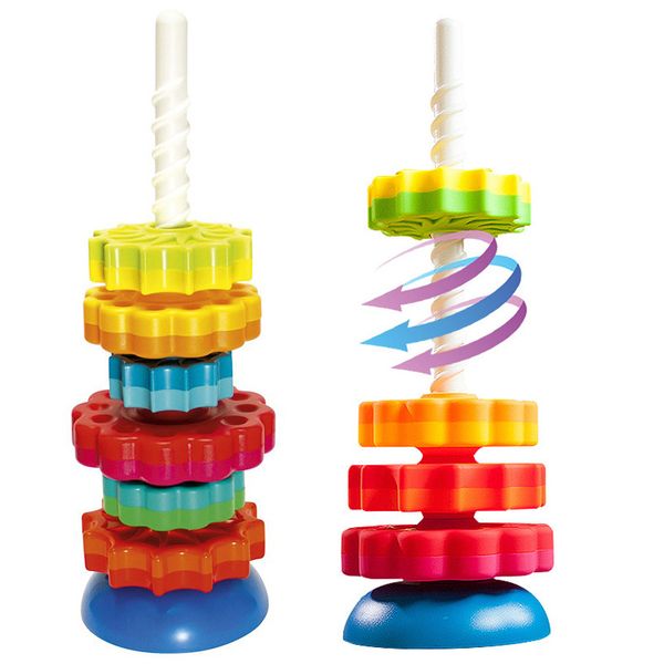 

kids stacking toy rainbow tower stacking games educational toys stacking blocks gift for baby boy & girl