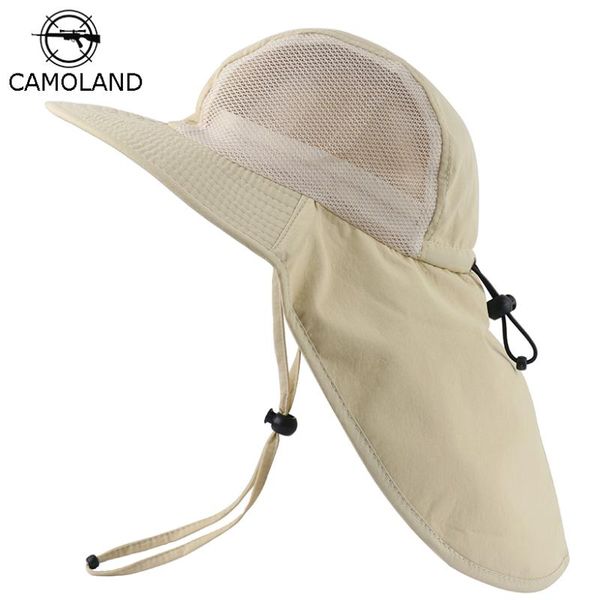 

stingy brim hats summer sun hat waterproof bucket men women boonie with neck flap uv protection large wide fishing mesh breathable, Blue;gray