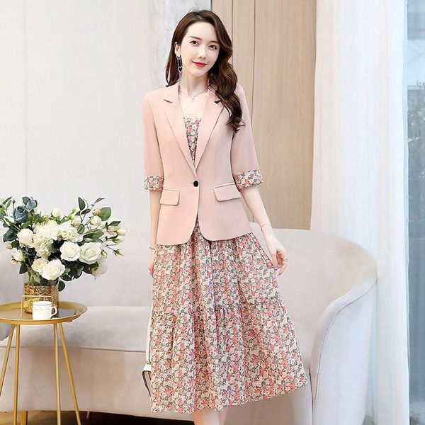 

women's fur & faux two piece suit dress spring, Black