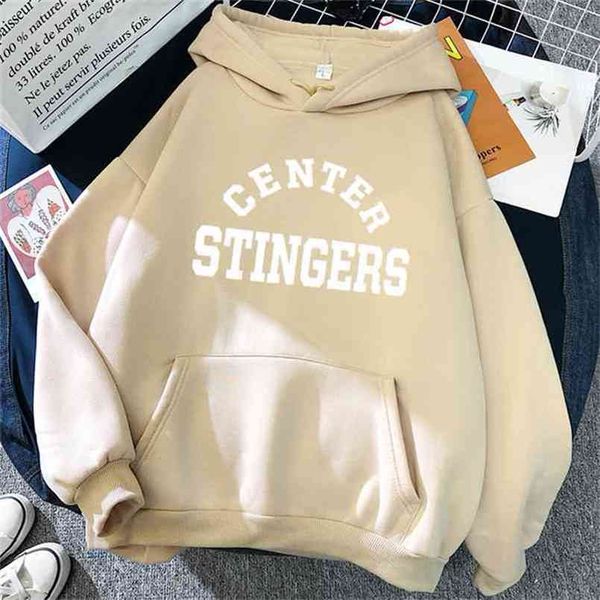 

letter floral print women hooded sweatshirt autumn winter thick wool pullover women's clothes female hoodie casual harajuku 210809, Black