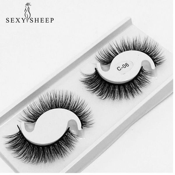 

3d fiber false eyelashes natural realistic eyelashes1