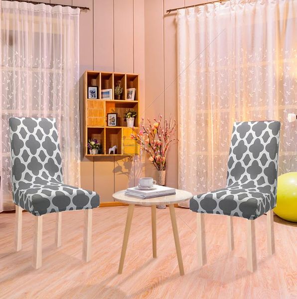 

chair covers 1/2/4/8pcs printing stretch cover big elastic seat painting slipcovers restaurant banquet el home deco