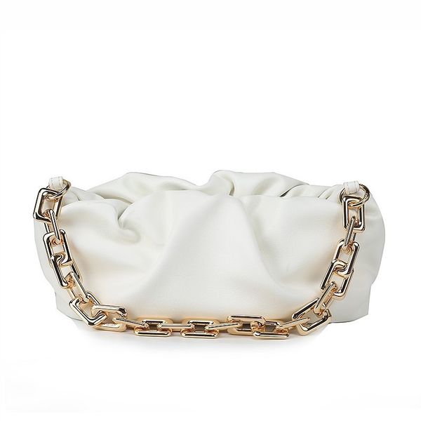 

70% off factory store song hye kyo wrinkled thick chain cloud dumpling skin portable one shoulder armpit messenger bag