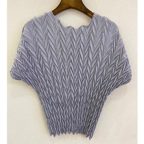 

o-neck pleated women's large size 2021 summer korean style casual bat sleeve pullover t-shrt sd8v t-shirt, White