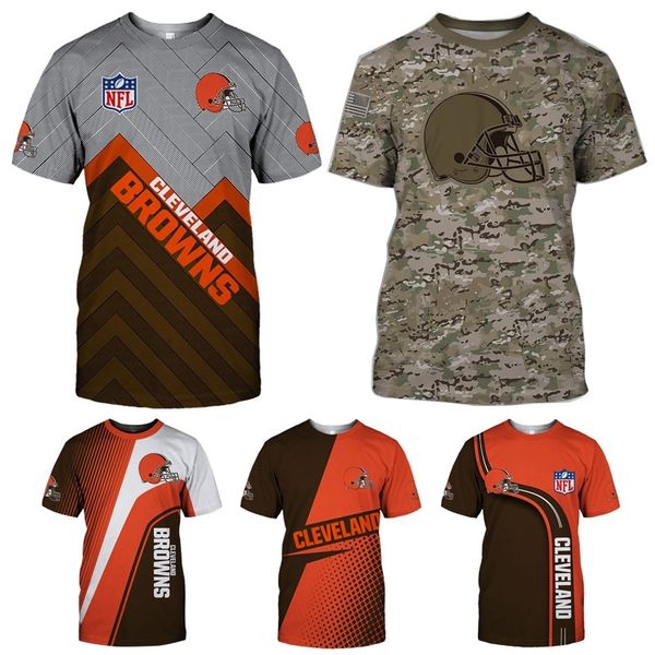

[team 32] football breathable full print mesh eye camouflage geometric t-shirt brown, Gray