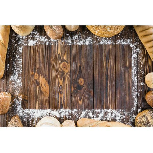 

party decoration wooden board backdrop flour whole grain bread background birthday wedding baby shower valentine's decor po booth props